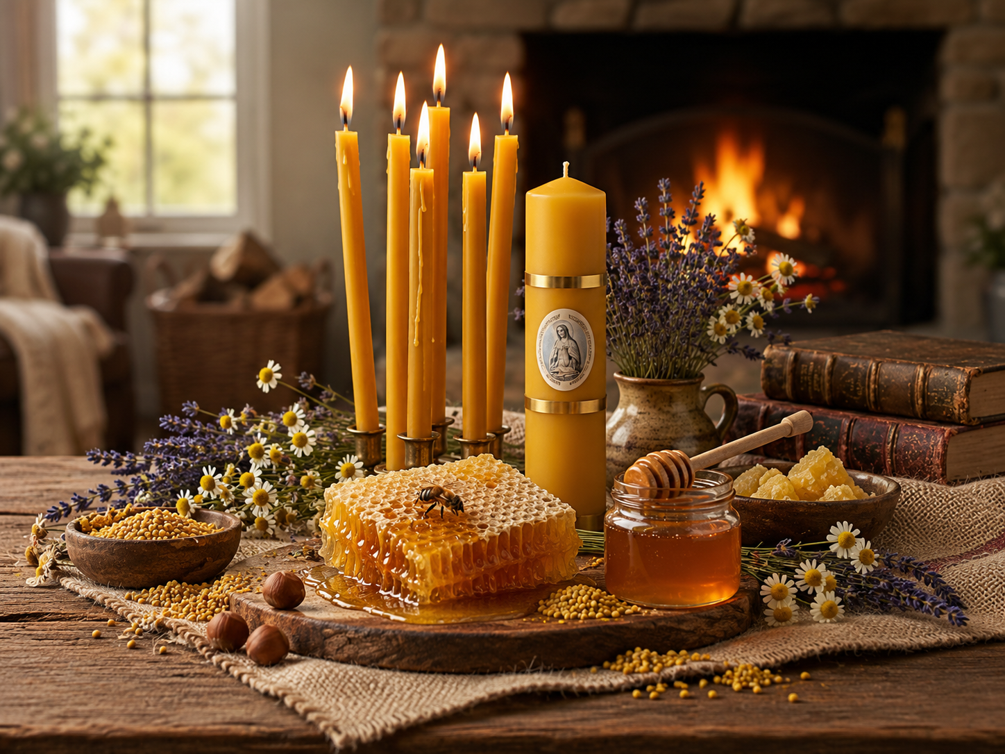 Świece woskowe – naturalne światło